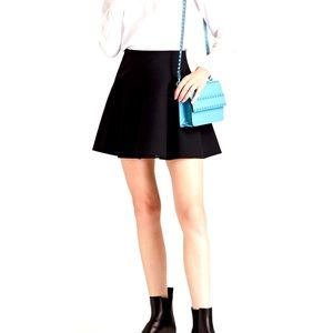 Valentino Garavani wool and crepe blend crepe skort size IT 44
